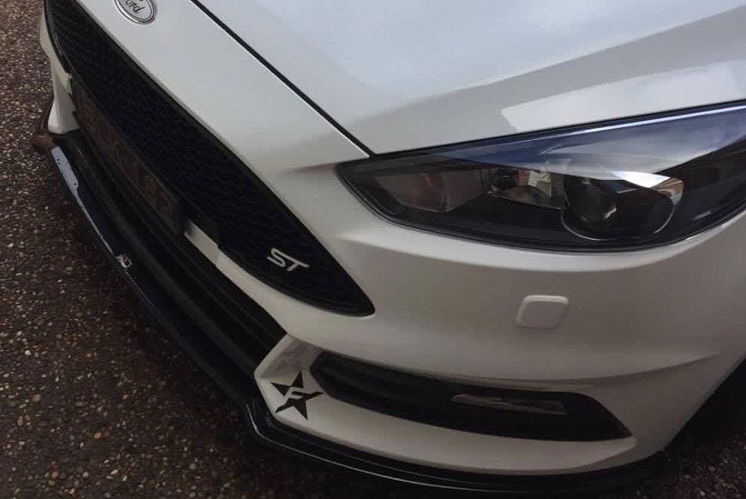 MK3 Ford Focus ST Front Splitter and Side Skirts Facelift