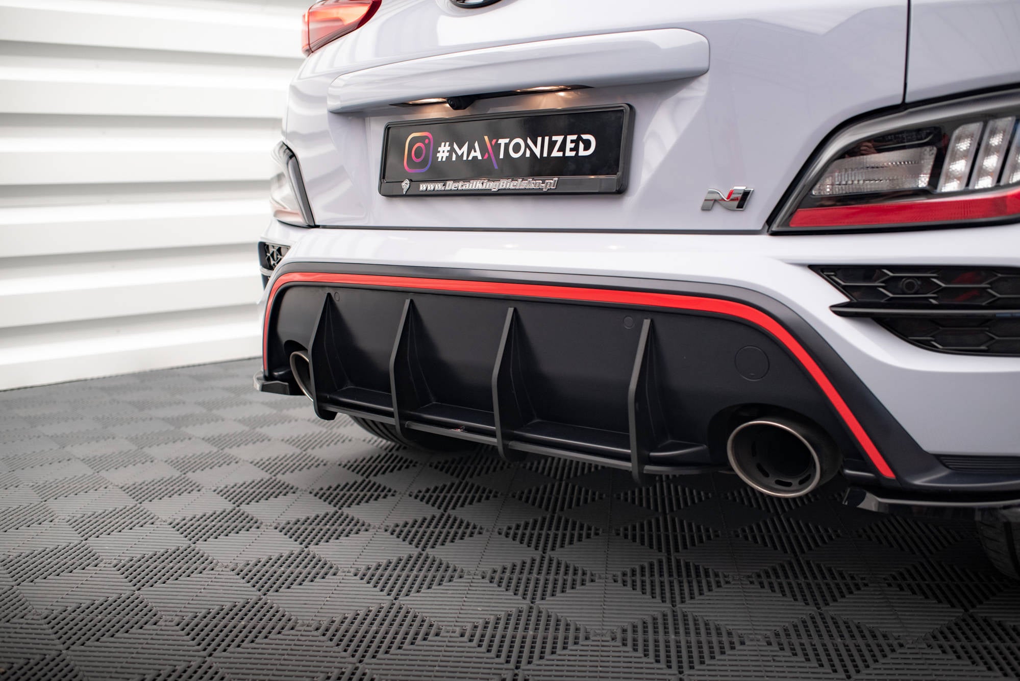 Maxton Design Street Pro Rear Diffuser Hyundai Kona N Mk1