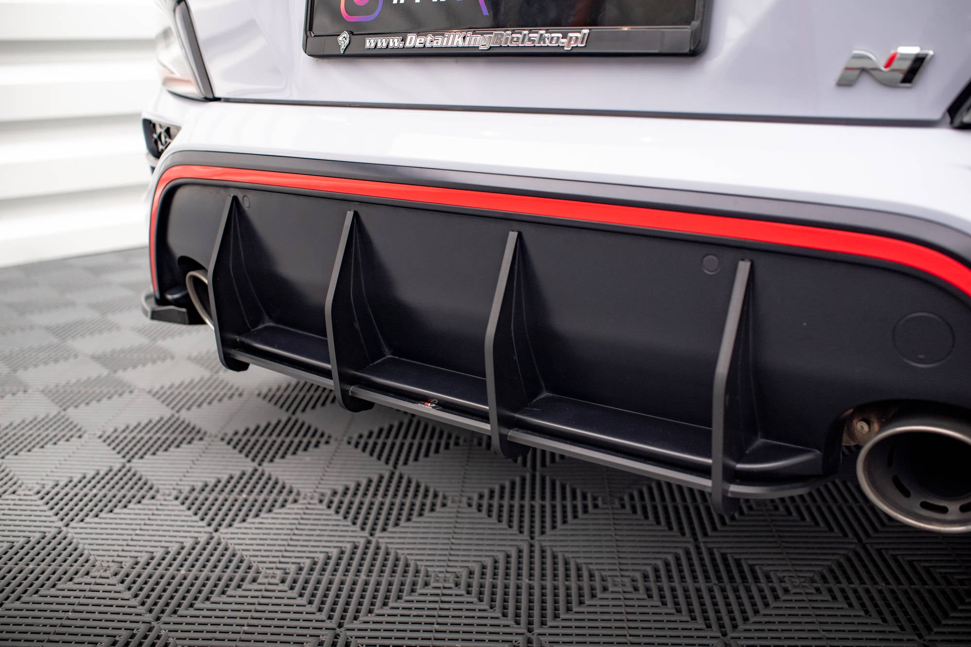 Maxton Design Street Pro Rear Diffuser Hyundai Kona N Mk1