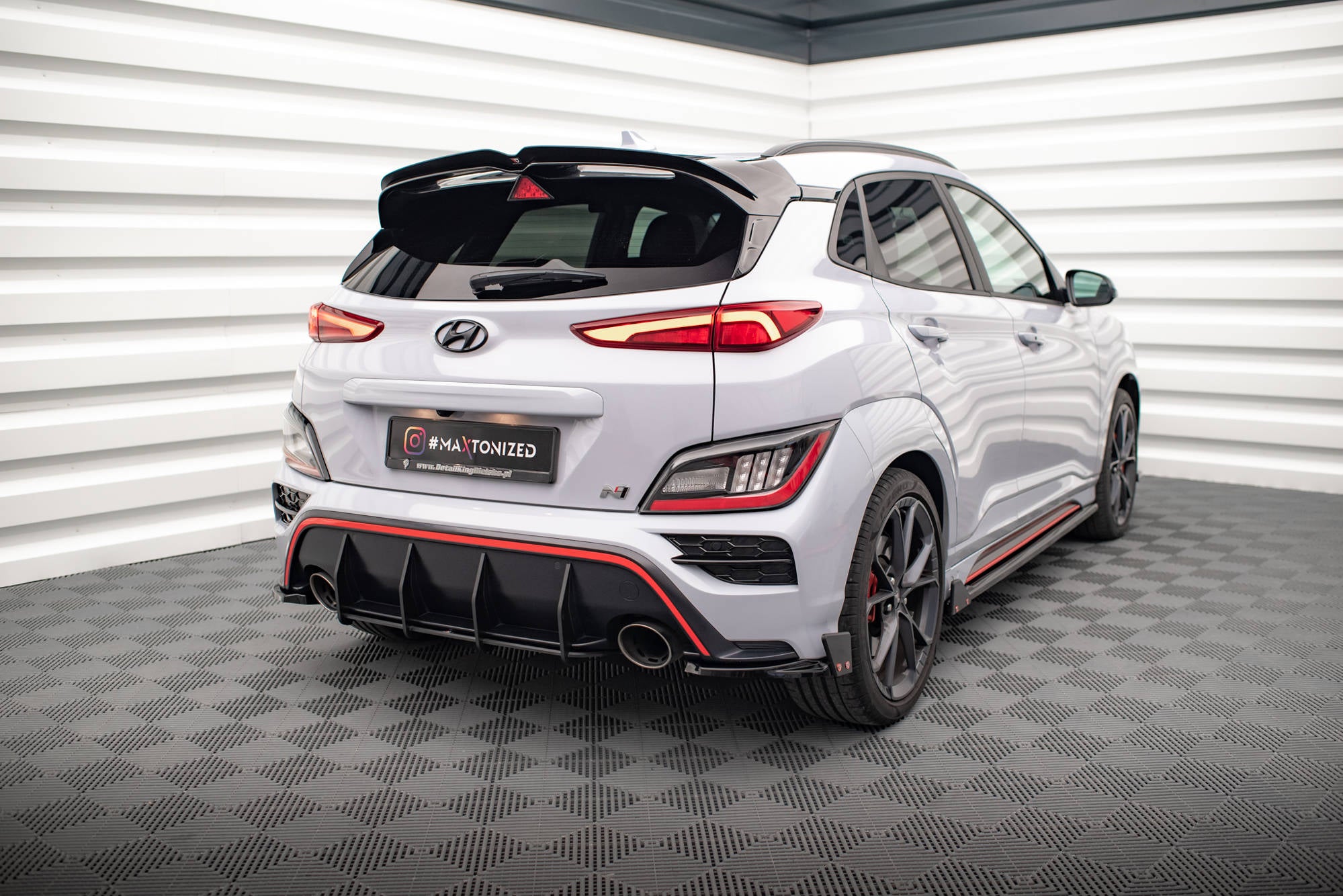 Maxton Design Street Pro Rear Diffuser Hyundai Kona N Mk1