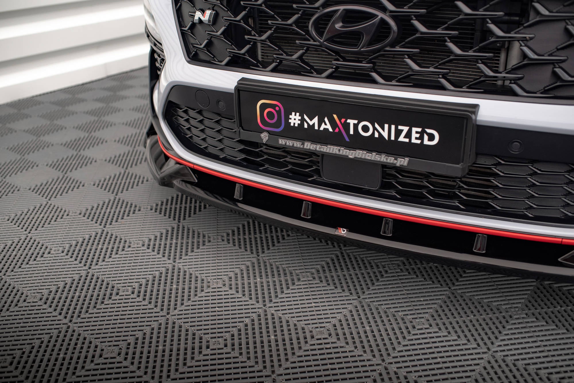 Maxton Design Front Splitter V.1 Hyundai Kona N Mk1