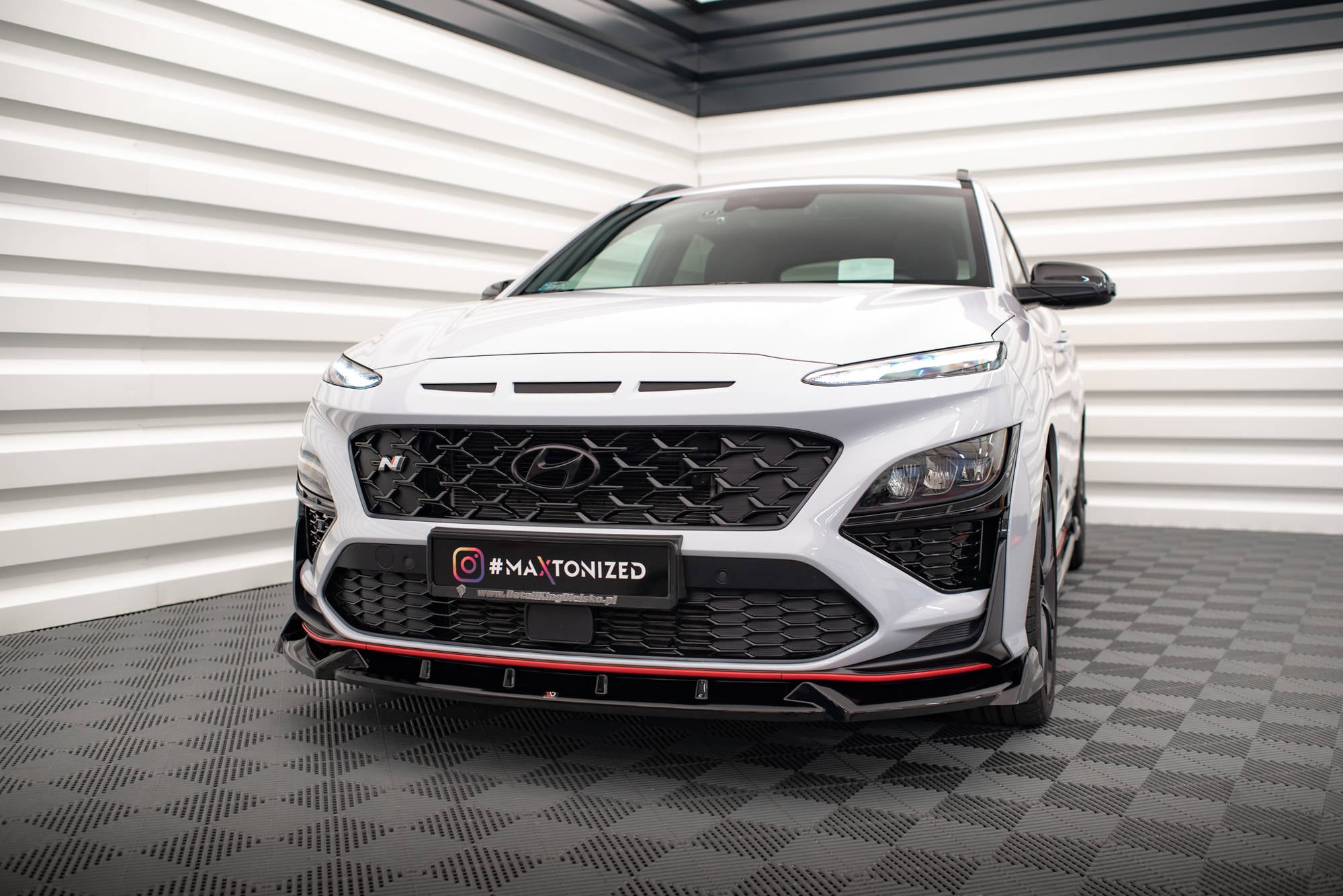 Maxton Design Front Splitter V.1 Hyundai Kona N Mk1