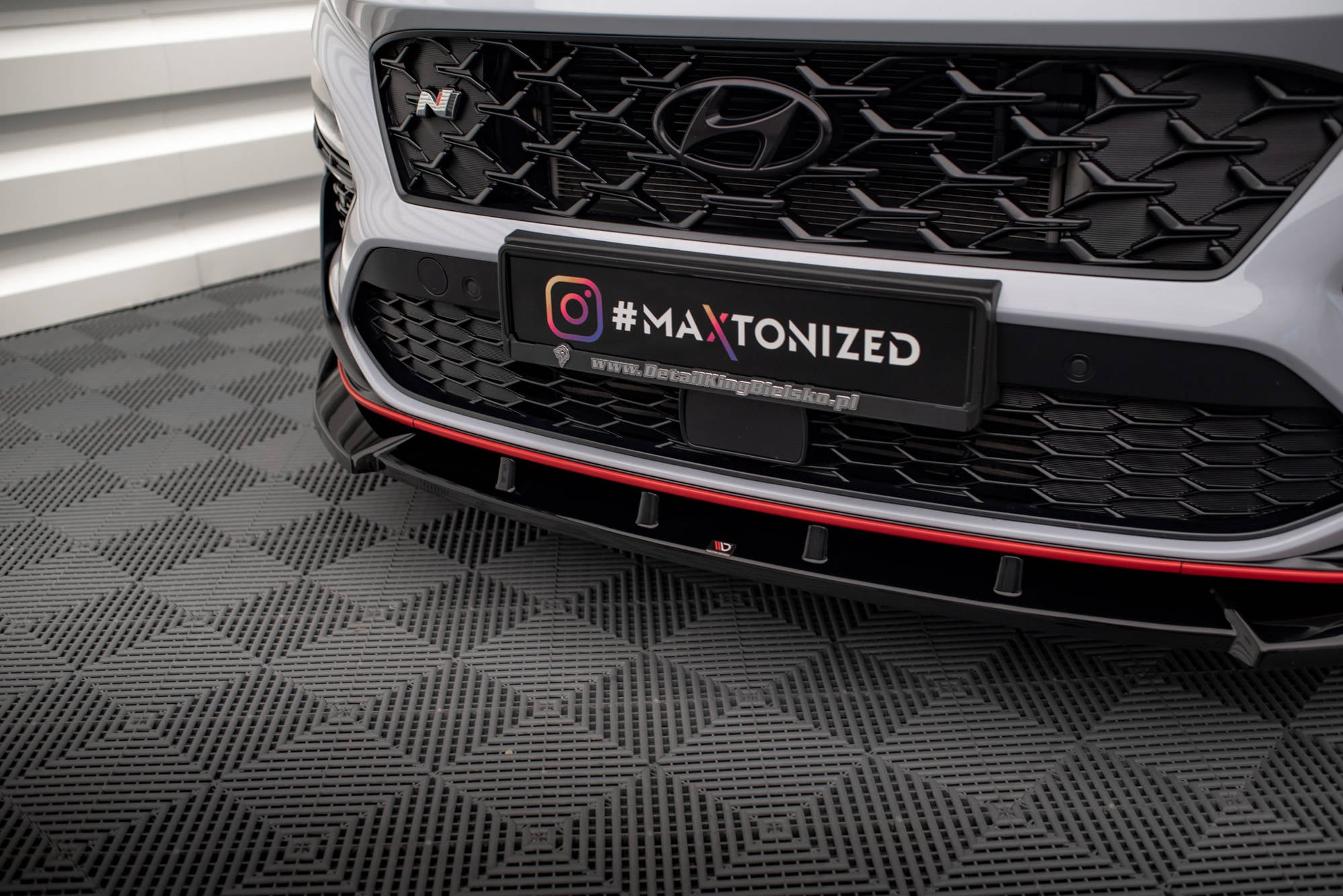 Maxton Design Front Splitter V.2 Hyundai Kona N Mk1