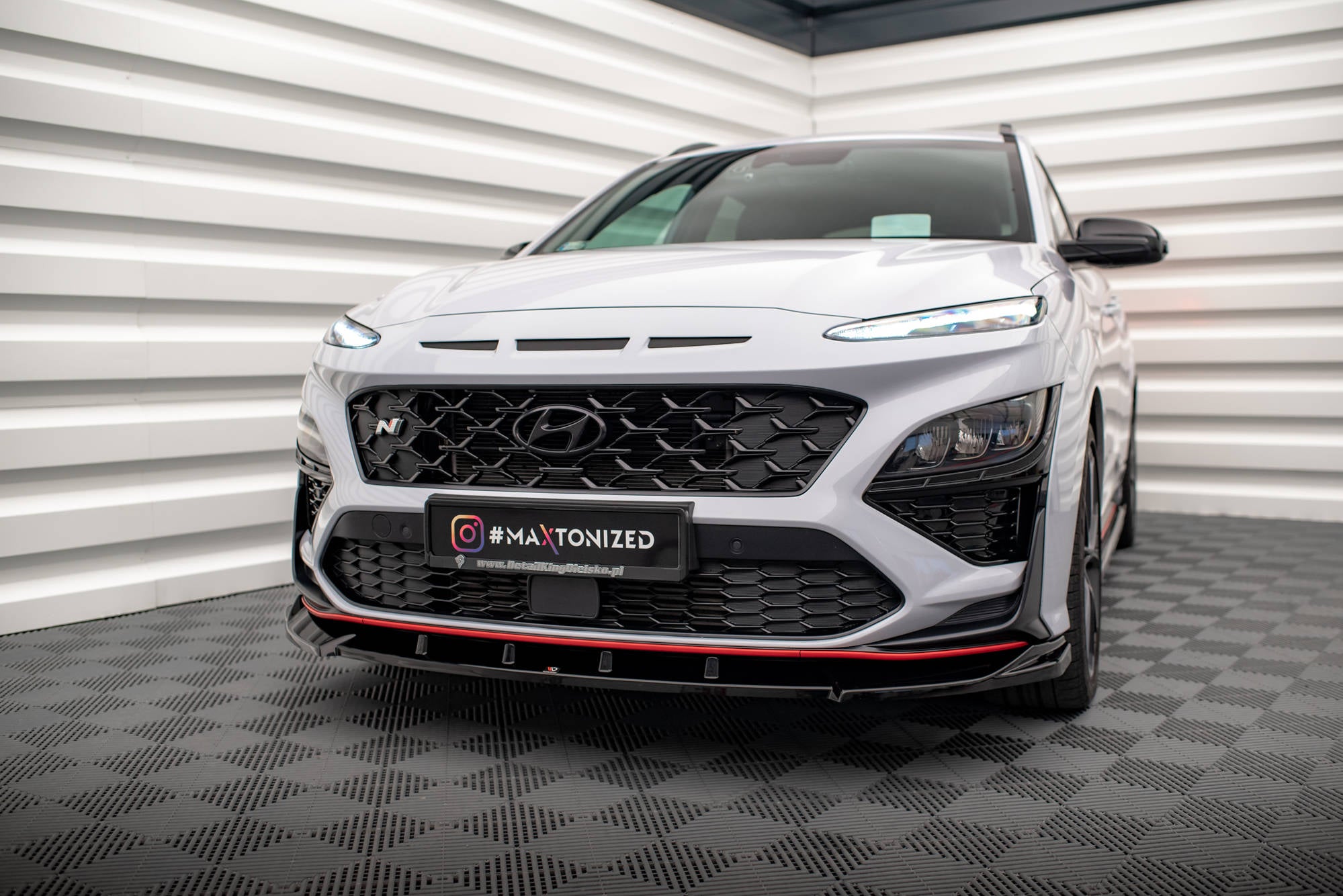 Maxton Design Front Splitter V.2 Hyundai Kona N Mk1