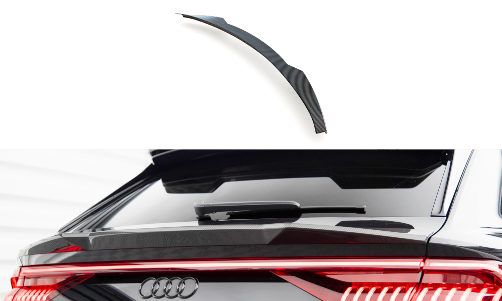 Maxton Carbon Fiber Boot Spoiler (Lower) Audi RSQ8 / SQ8 / Q8 S-line