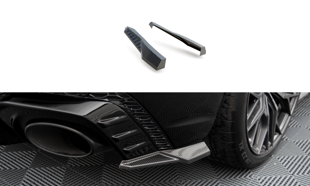 Maxton Carbon Fiber Rear Side Splitters Audi RSQ8