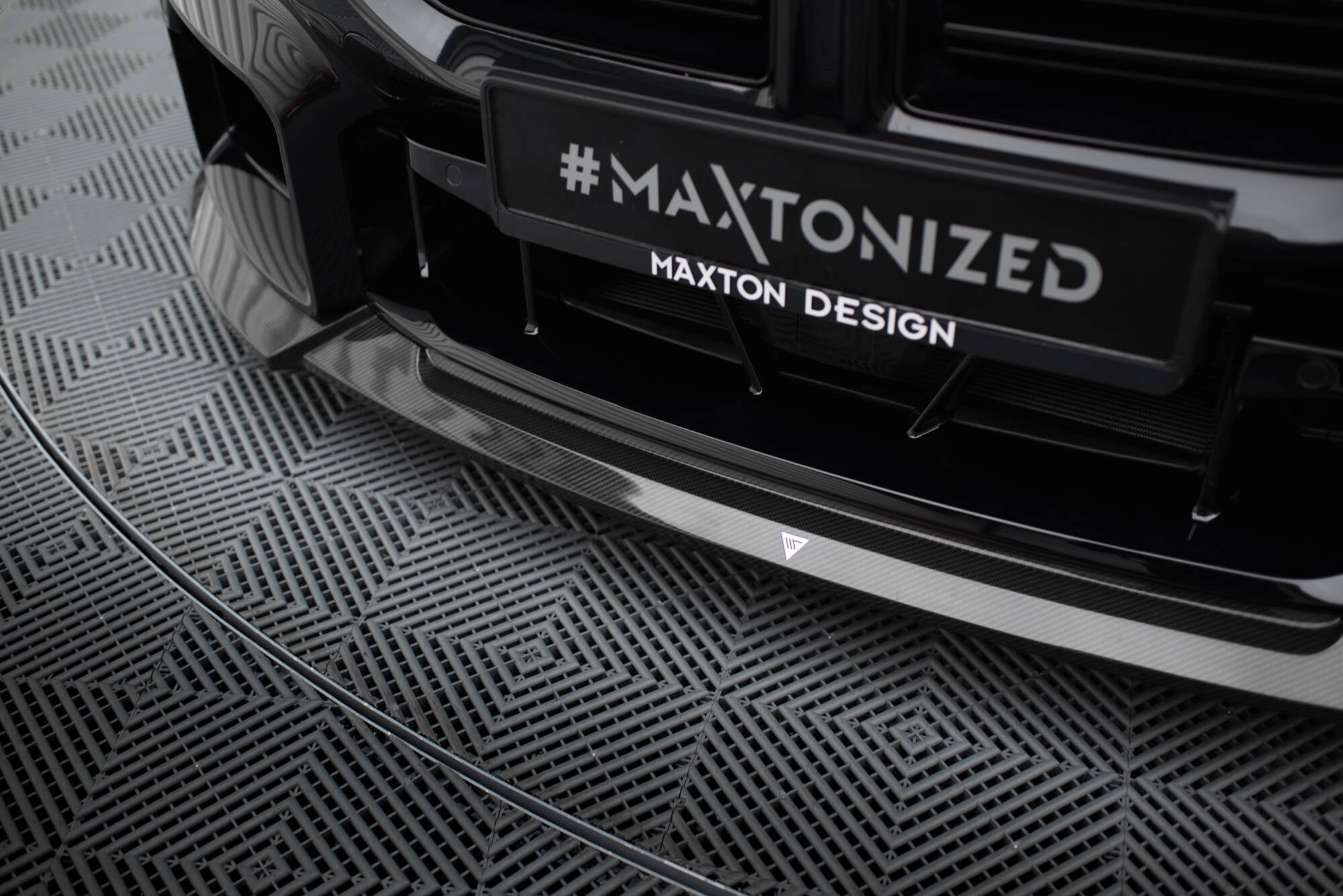 Maxton Carbon Fiber Front Splitter V1 BMW M2 G87