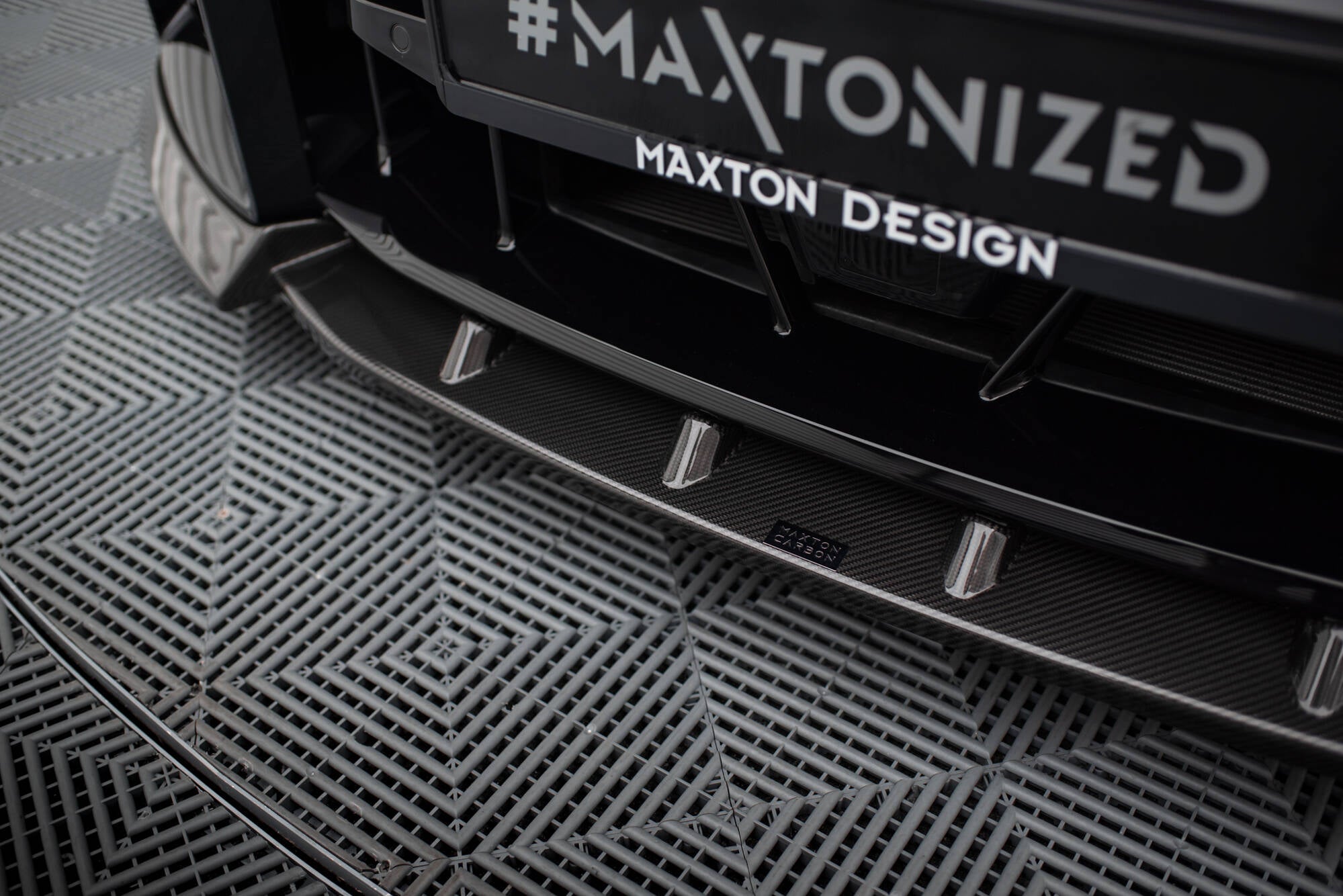 Maxton Carbon Fiber Front Splitter V2 BMW M2 G87