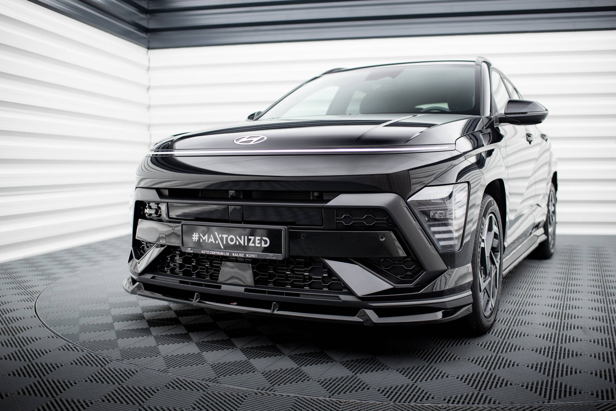 Maxton Design Front Splitter Hyundai Kona N-Line Mk2