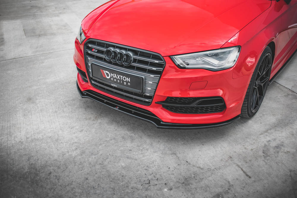 Maxton Design Front Splitter Audi S3 8V / A3 8V Sline (Sedan, Cabrio) Front Lip V2