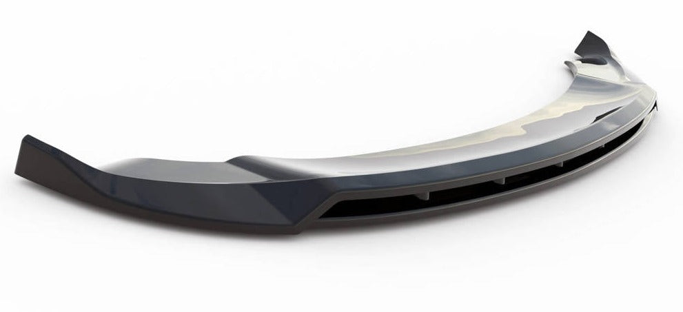 Matte Black - Maxton Design Front Splitter V.2 Tesla Model Y Front Lip