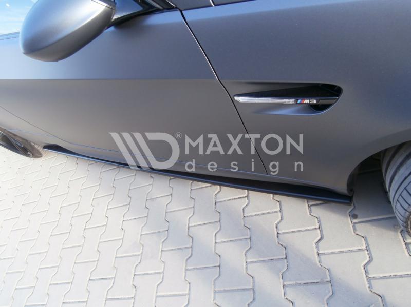 Maxton Design Front Splitter + Side Skirts BMW M3 E92 / E93 (Preface Model Fits M Performance Splitters)