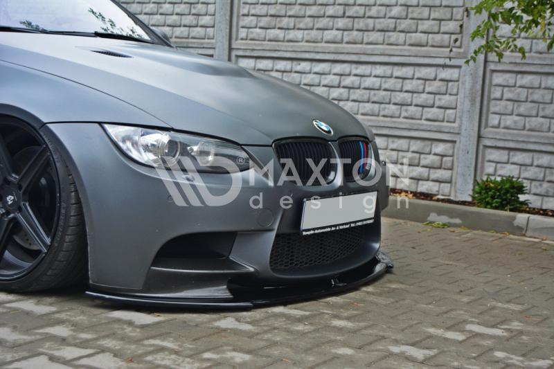 Maxton Design Front Splitter + Side Skirts BMW M3 E92 / E93 (Preface Model Fits M Performance Splitters)