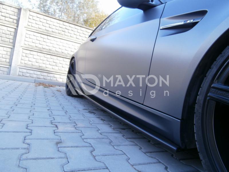 Maxton Design Front Splitter + Side Skirts BMW M3 E92 / E93 (Preface Model Fits M Performance Splitters)