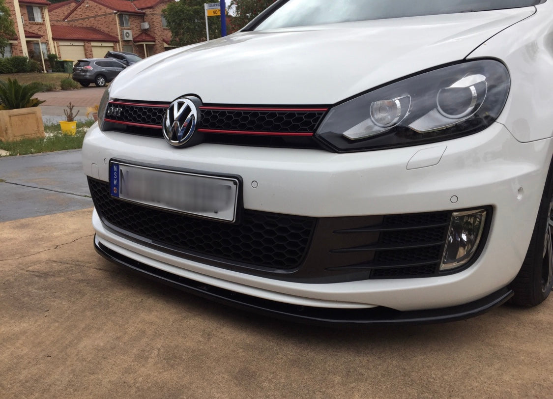 Maxton Design Front Splitter Ver.2 VW Golf Mk6 GTI Front Lip