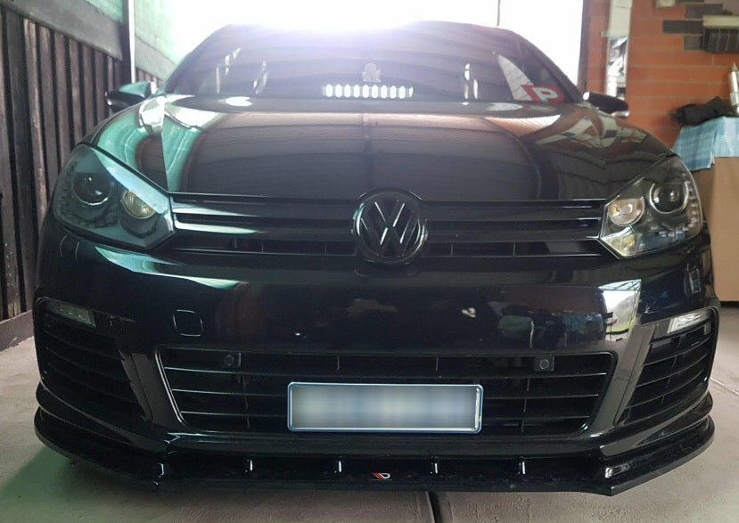 Maxton Design Front Splitter VW Golf Mk6 R Front Lip