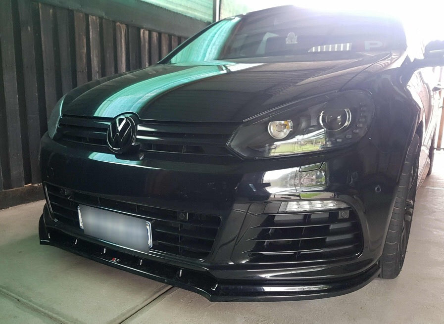 Maxton Design Front Splitter VW Golf Mk6 R Front Lip