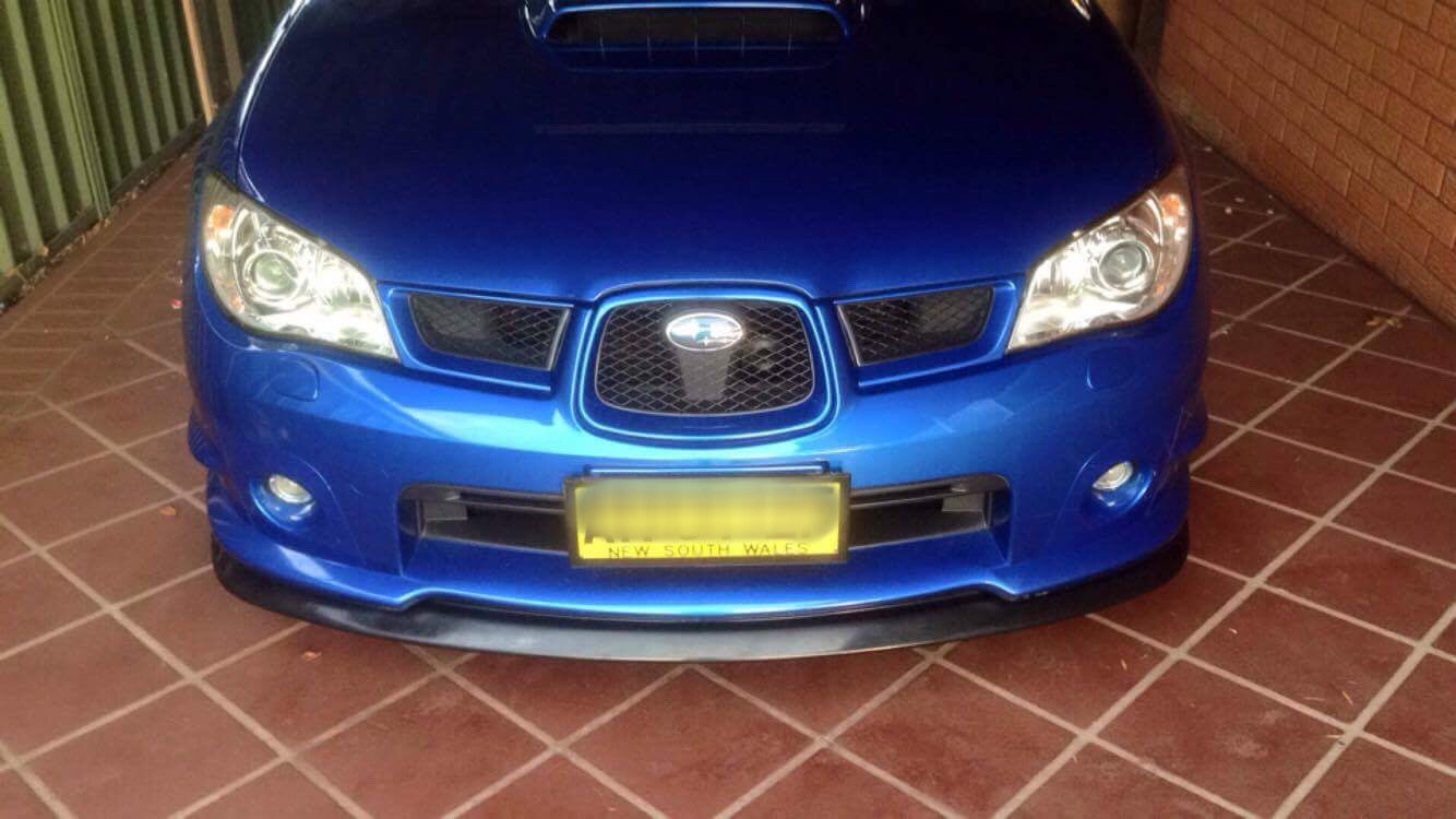 2006-2007 Hawkeye Subaru WRX STI GD Front Lip