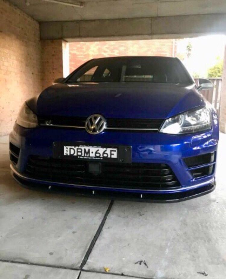 Maxton Design Front Splitter VW Golf Mk7 R Ver1 (Prefacelift) Front Lip