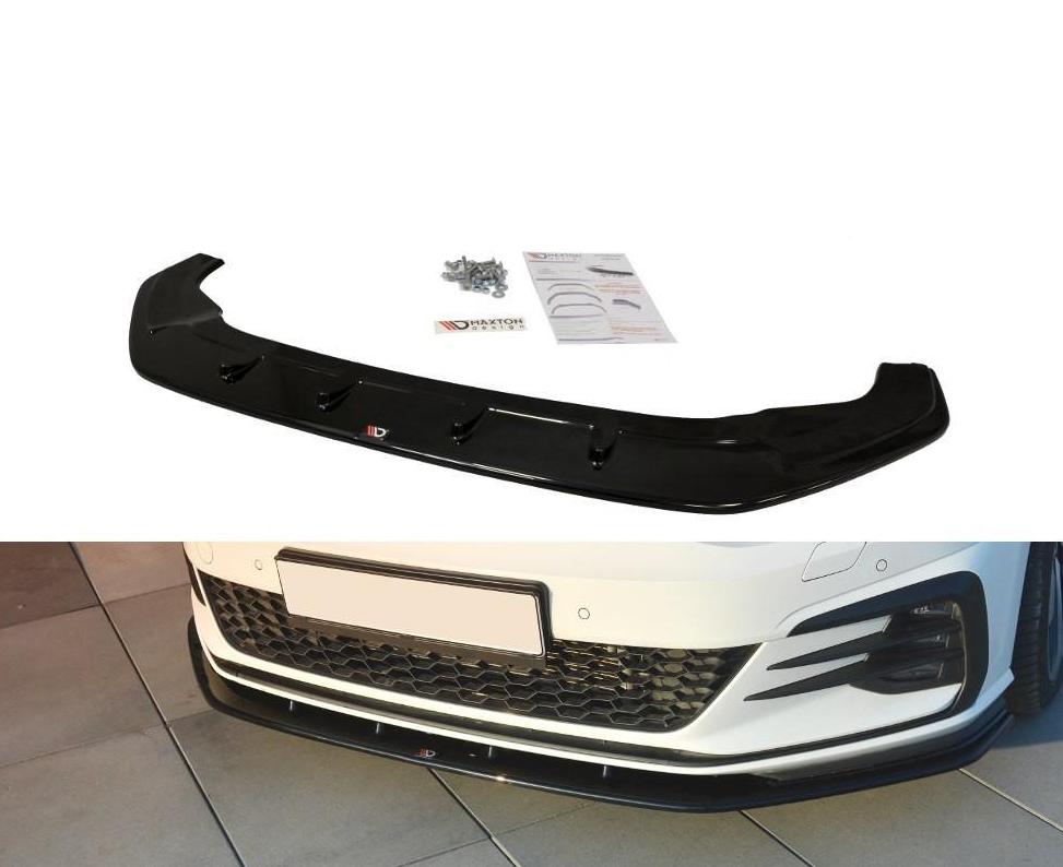 Maxton Design Front Splitter VW Golf Mk7.5 GTI Ver1 (Facelift) Front Lip