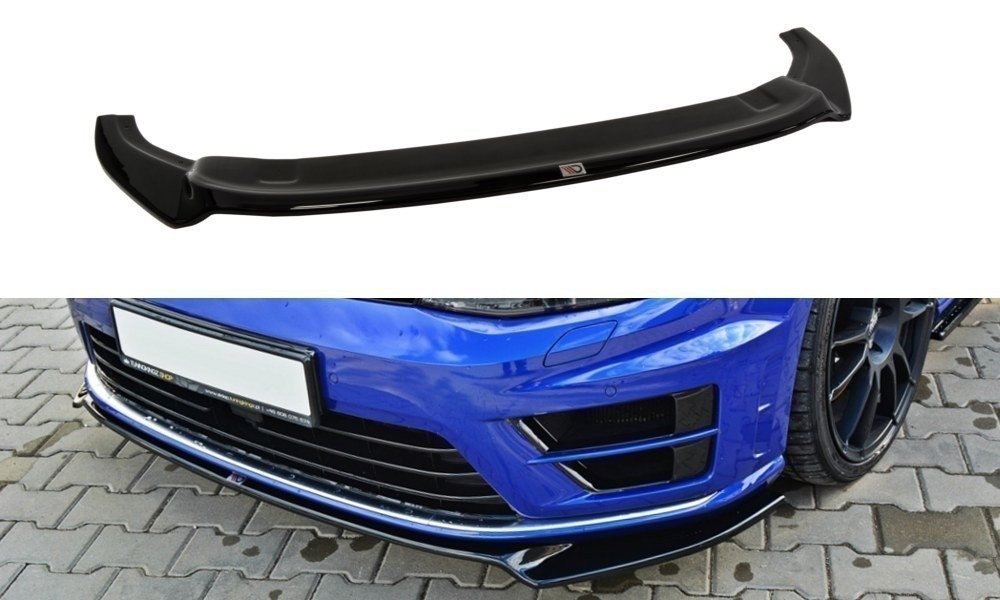 Maxton Design Front Splitter VW Golf Mk7 R Ver2 (Prefacelift) Front Lip