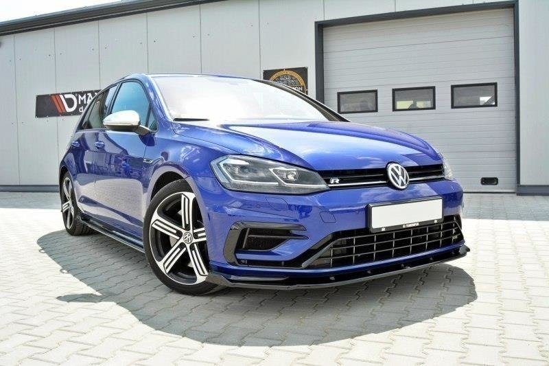 Maxton Design Front Splitter VW Golf Mk7.5 R Ver1 (Facelift) Front Lip