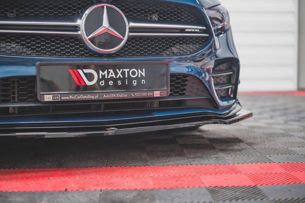 Maxton Design Front Splitter V.1 Mercedes A35 W177 Aero AMG Front Lip