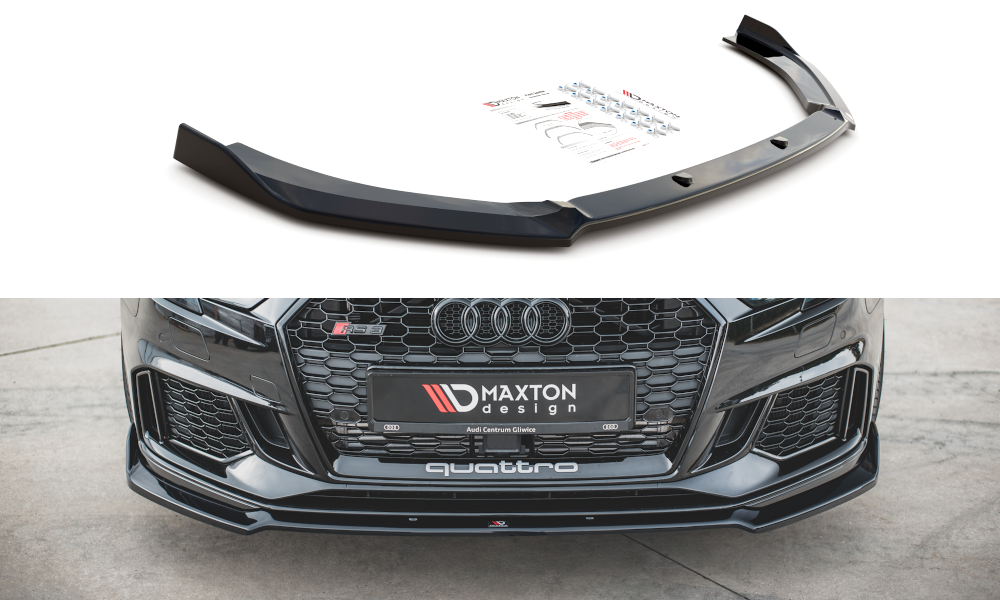 Maxton Design Audi RS3 Facelift Front Splitter Lip V3