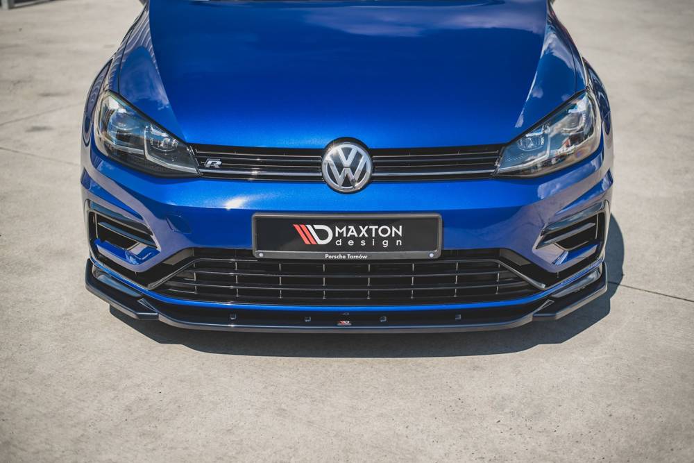 Maxton Design Front Splitter VW Golf Mk7.5 R Ver9 (Facelift) Front Lip