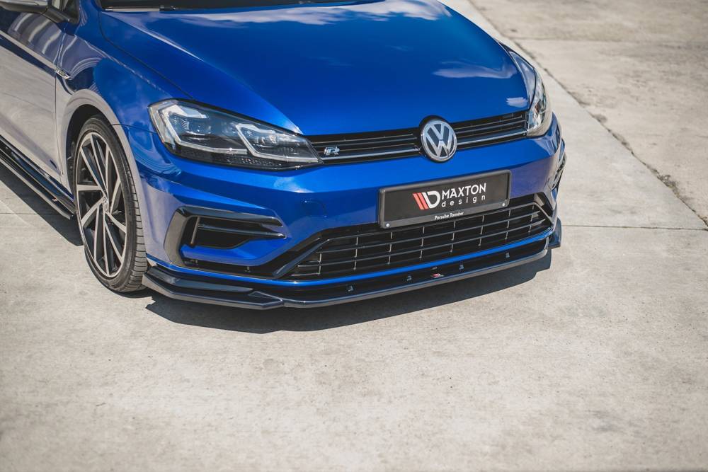 Maxton Design Front Splitter VW Golf Mk7.5 R Ver9 (Facelift) Front Lip