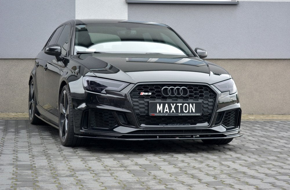 Maxton Design Audi RS3 Facelift Hatch Front Splitter Lip V1