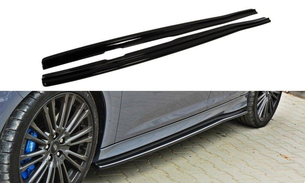 Maxton Design Ford Focus 3 RS Front Splitter Lip V.4 + Side Skirts