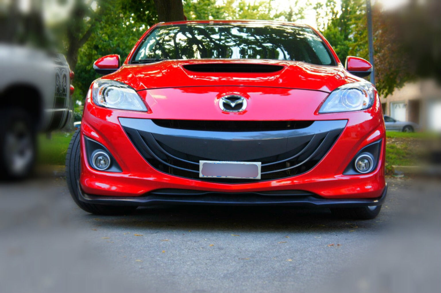 2009-2012 Mazda 3 MPS BL CS Polyurethane Front Lip