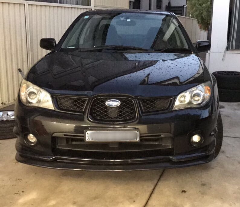 2006-2007 Hawkeye Subaru WRX STI GD Front Lip