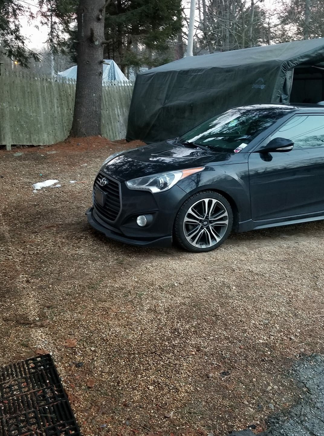 2012-2016 Hyundai Veloster Turbo CS Polyurethane Front Lip