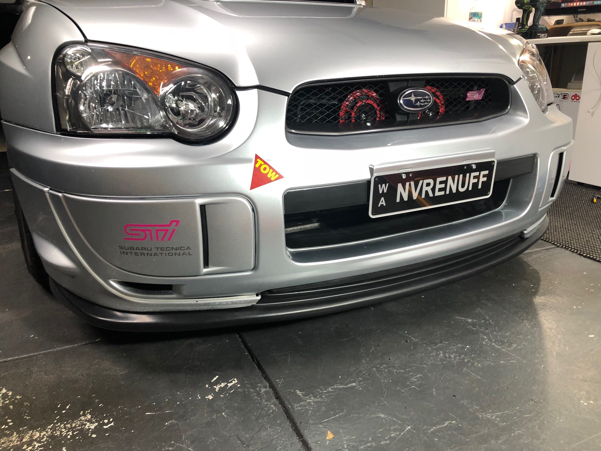 2003-2005 Peanut Eye Subaru WRX STI GD Front Lip