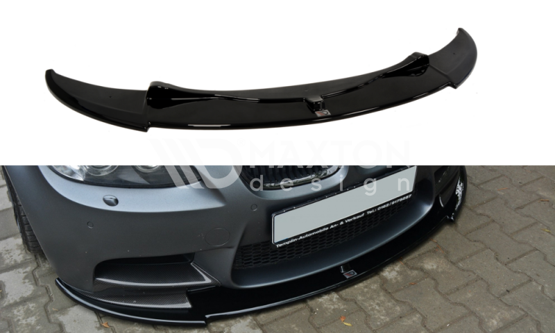 Maxton Design Front Splitter + Side Skirts BMW M3 E92 / E93 (Preface Model Fits M Performance Splitters)