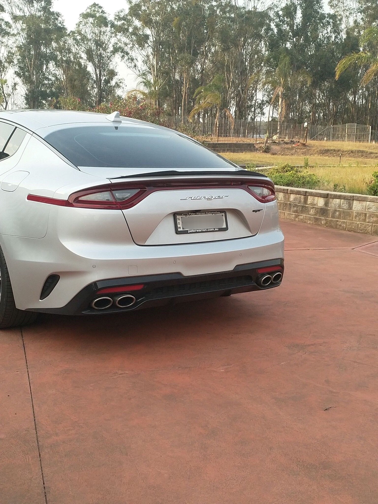 Maxton Design Kia Stinger GT Rear Spoiler Cap